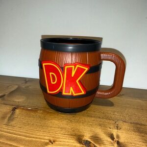 Rare Donkey Kong Country DK Barrel Mug Super Nintendo World USJ Japan Exclusive